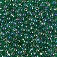 Miyuki Tropfen Perlen 3,4mm Transparent green ab DP-179